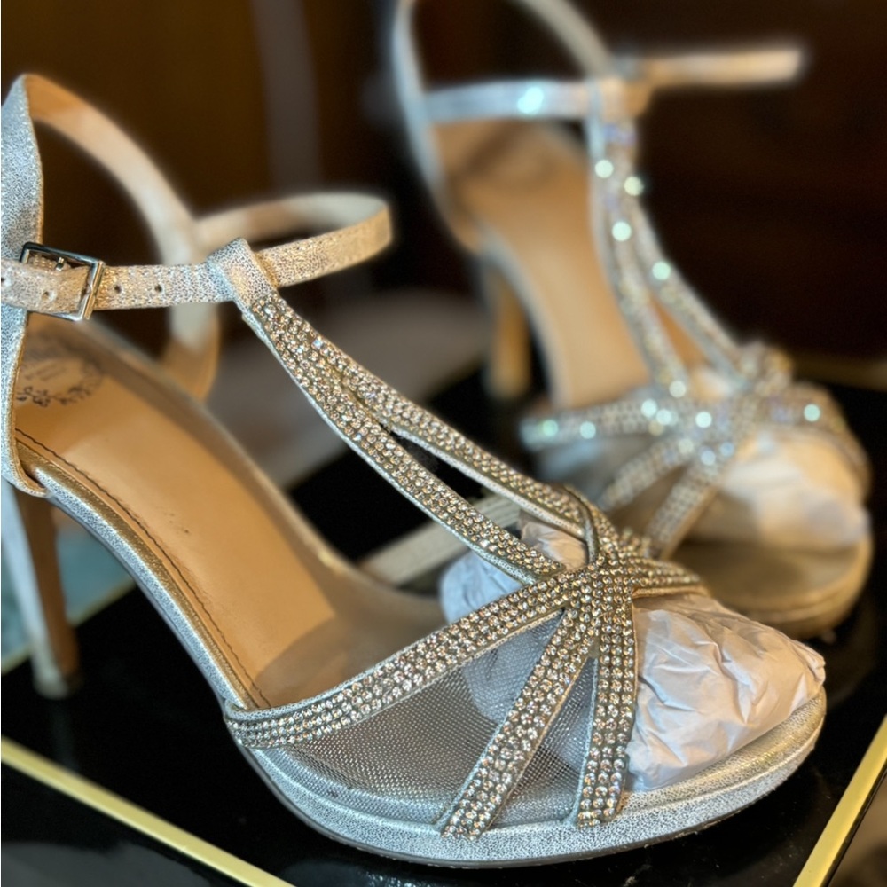 Size 6.5 bedazzled heels